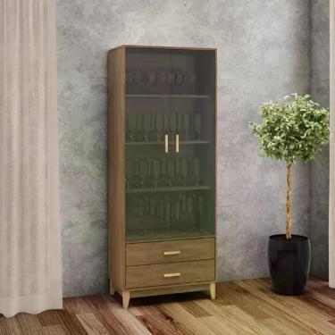 Imagem de Cristaleira Legno 2 Portas 2 Gavetas