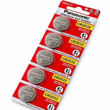 Imagem de Bateria Lithium 3v Cr 2032 Panasonic,cartela com 5 uns