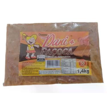 Imagem de Paçoca dani 1,4 kg com 50 unidades