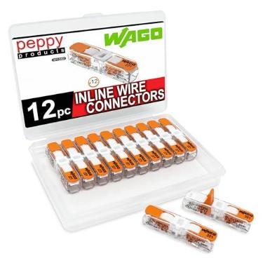 Imagem de Genérico Conector Inline WAGO 221-2411 - Kit com 12 Peças(p221-2401-12)