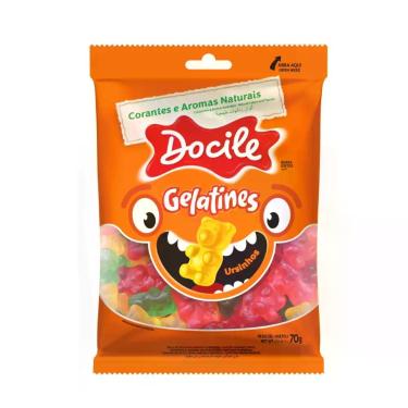 Imagem de Bala de Gelatina Ursinhos 12 Pacotes de 70g cada - Docile