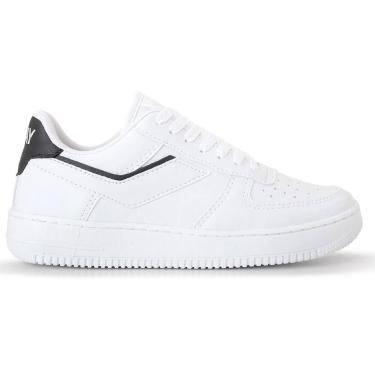 Imagem de Tênis For Play Masculino Feminino Force, 35, Branco preto