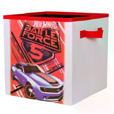 Imagem de Caixa Organizadora Hot Wheels com Alça Organizador de Brinquedo Infant