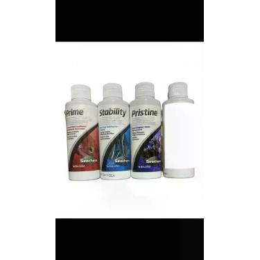 Imagem de Kit Seachem Prime Stability Pristine Amguard 100ml - Congratulations S