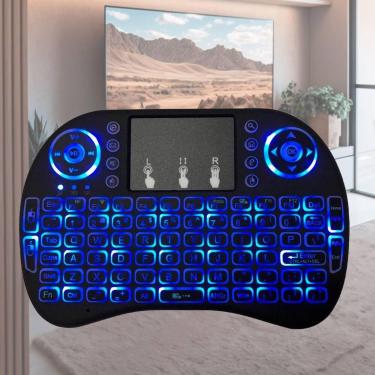 Imagem de Teclado Mini com Controle Remoto e Mouse Ideal para TV e Notebook - CO