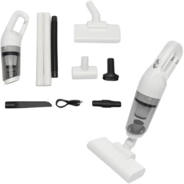 Imagem de Aspirador pó vertical sem fio portátil de mão 2 em 1 sem fio Suporte Automático Portátil tira pelo de Animais Lavável 120W Recarregável USB Sem Fio Sujeira Sofá Carro Casa Limpeza