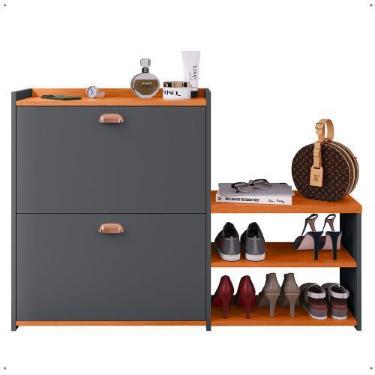 Imagem de Sapateira Organizadora para Quarto Closet Hall de Entrada com Banco 2 