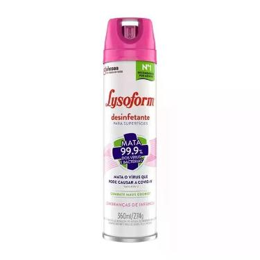 Imagem de Desinfetante Aerossol Lembrança de Infância 360ml Lysoform, Lembranças