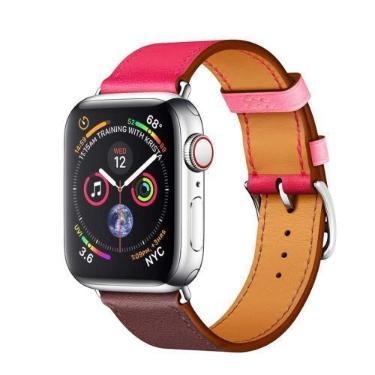 Imagem de Pulseira compativel Apple Watch 42mm 44mm Cour o genuíno Premium iCarr