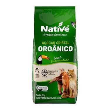 Imagem de Açúcar Cristal Orgânico, Native, 1 kg