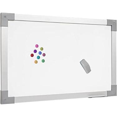 Imagem de QUADRO BRANCO MAGNETICO MDF ALUMINIO SOFT PRIME 090 X 060 CM, STALO