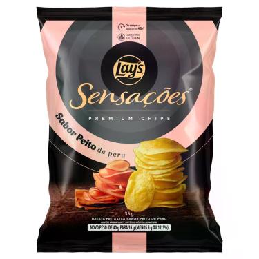 Imagem de Batata Lays Sensações Premium Chips Sabor Peito de Peru 35g - Lay'S
