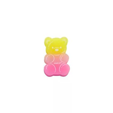 Imagem de Borracha Molin do Brasil Ursinho Love Perfumada Decorativa Atóxica para Escola e Escritório 1 Unidade Amarelo, Rosa