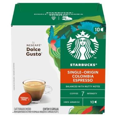 Imagem de Starbucks Espresso Single-Origin Colombia By Nescafé Dolce Gusto, 1 caixa com 10 cápsulas