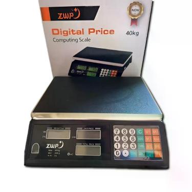 Imagem de Balança Eletrônica Digital Nova-1:zwp 40kg com Painel Duplo Frontal e Traseiro Preto OEM