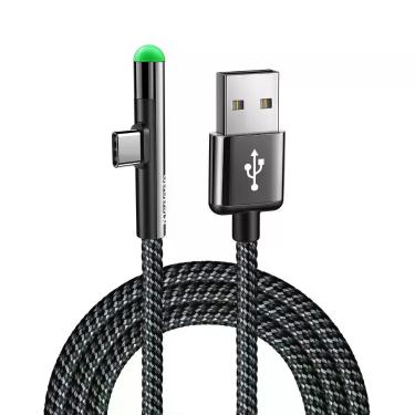 Imagem de Cabo carregador e dados USB Tipo C Gamer 90º 3A 2,0M - Mcdodo