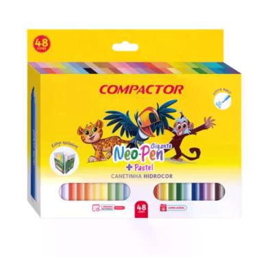 Imagem de Caneta Hidrografica Neo-pen Gigante 48 cores - COMPACTOR