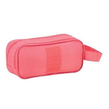 Imagem de Necessaire Estojo Case Organizador para Viagem Escolar Unica Cor:Rosa
