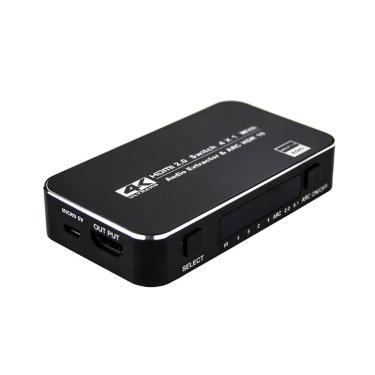 Imagem de Switch HDMI 2.0, 4K, 4 Portas com Controle - CIRILO CABOS
