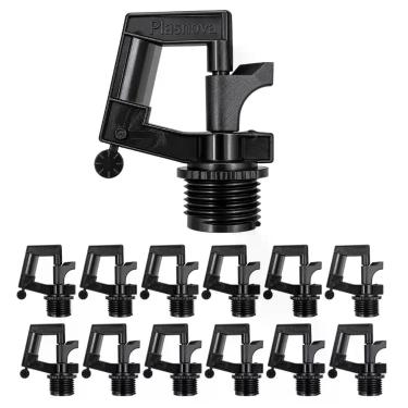 Imagem de Kit Microaspersor Rotativo Rotor Rain Rosca 1/2" Jardim Horta Irrigaçã