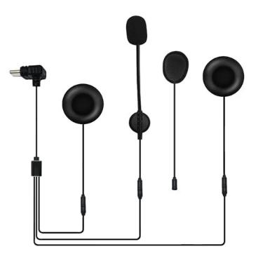 Imagem de EJEAS Acessório de fone de ouvido intercomunicador Q8 Mesh Group com protetores de ouvido confortáveis e microfone rígido/macio (conector tipo C)
