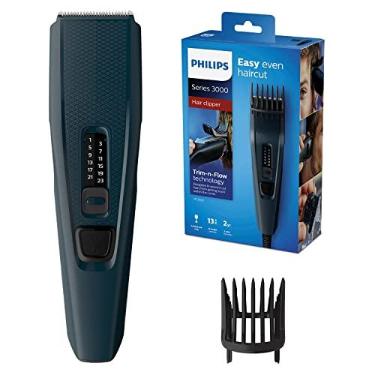 Imagem de Philips Máquina de Cortar Cabelo com 13 Ajustes e DualCut | Corte seu cabelo de maneira rápida e fácil | Tecnologia Trim-n-Flow para corte contínuo | Bivolt | HC3505/15