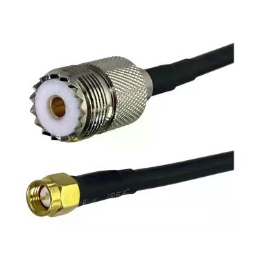 Imagem de Cabo Coaxial RF UHF RG316 RG58 PL259 SO239 Para SMA Macho Fêmea Com Co