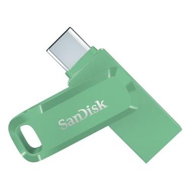 Imagem de SanDisk Pen Drive Go USB tipo C Ultra Dual Drive 64GB, verde absinto - SDDDC3-064G-G46AG