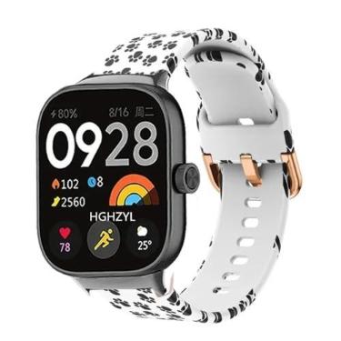 Imagem de Waillynice Pulseira de silicone Correa de substituição para Redmi Watch 4 para Xiaomi Redmi Watch 4, acessórios de pulseira de relógio inteligente (6, Redmi Watch 4)