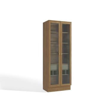 Imagem de Cristaleira Sala Jantar Botanic M628 c/ 2 Portas de Vidro e 1 Gaveta 5