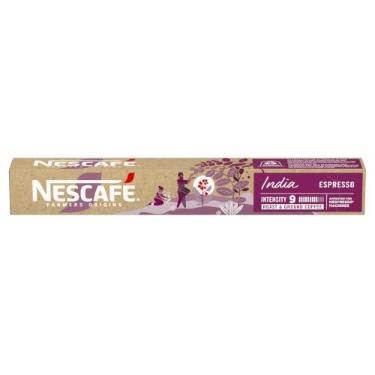 Imagem de Café em Cápsula Compatível com Nespresso Nescafé Farmers Origins Índia 10 Cápsulas
