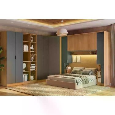 Imagem de Quarto Modulado Casal Liga 10Peças 13Pt QM29 Graf Kappesberg