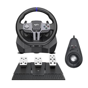 Imagem de PXN V9 Gen2 Gaming Racing Wheel With magnetic Pedals and Shifter 270/900° Dual-Vibration Driver free, sim car Driving pc Steering Wheel for PC,PS4,PS3,Xbox one, Xbox Series X/S switch
