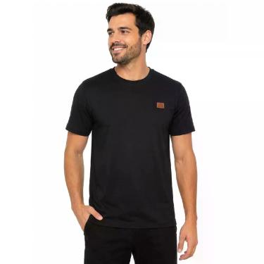 Imagem de Camiseta Masculina Adulto Dry Fit Com Logo Em PU Esportiva Casual Red 
