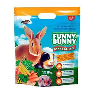 Imagem de Funny Bunny Delícias da Horta - alimento para coelhos – 1,8kg