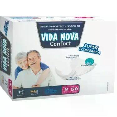 Imagem de Fralda Adulto Vida Nova M com 50 unidades