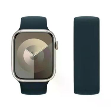 Imagem de Pulseira De Silicone Solo Loop Para Apple Watch De 44mm 45mm 46mm 49mm