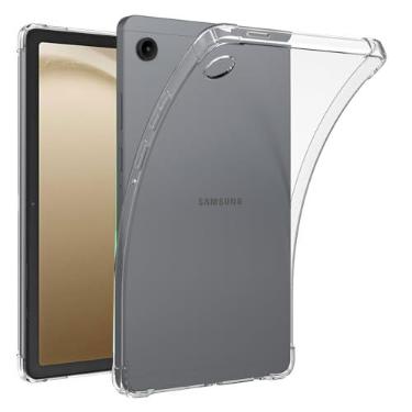 Imagem de Zeking Capa para Samsung Galaxy Tab A11 Plus 11 polegadas X230/X235, capa traseira de TPU transparente ultra transparente macia e flexível para Galaxy Tab A11 Plus 11 polegadas