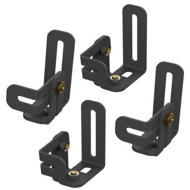 Imagem de Suporte Home Theater Caixa De Som 4 Unid - Preto - Multiforma