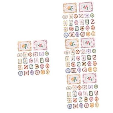 Imagem de Abaodam 400 Unidades Adesivos de desenhos de plantas adesivos impermeáveis adesivos estéticos decoração adesivos DIY para notebook adesivos decorativos plantar decorar caderno aplique mala