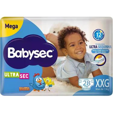 Imagem de Fralda Babysec Ultrasec Galinha Pintadinha XXG 28 Unidades