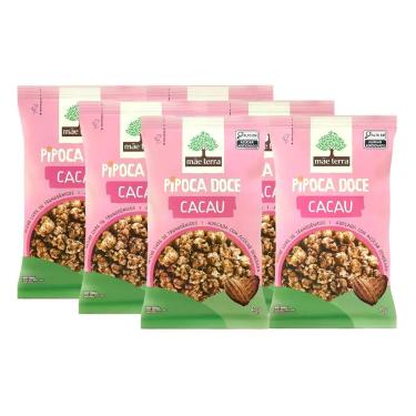 Imagem de kit 6 Pipoca Mae Terra Snack Organico Cacau 45G