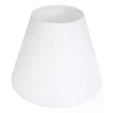 Imagem de Cúpula para Abajur luminaria 13x8x17cm de Tecido Algodão soquete Nacio