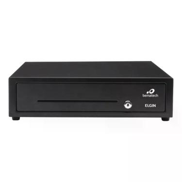 Imagem de Gaveta para Dinheiro Automática para PDV com Compartimentos para Cédulas e Moedas 24V Elgin