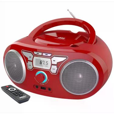 Imagem de Rádio Portátil Boombox WIITHINK com CD, Bluetooth e Rádio FM