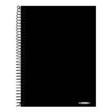 Imagem de Caderno Espiral Tamoio 200 Folhas Capa Dura Preta 15,3cm - Congratulat