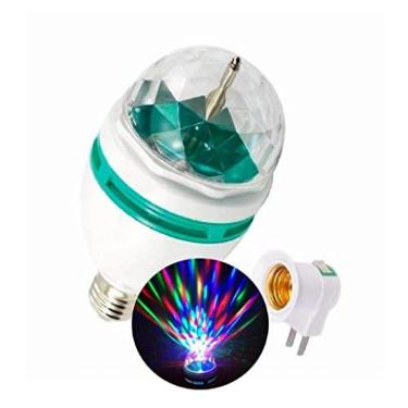 Imagem de Lâmpada De Led Colorido Giratória Bola Maluca