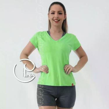 Imagem de Camiseta Poliamida Dry Fit Seca Fácil P M G GG PINA , GG, Verde