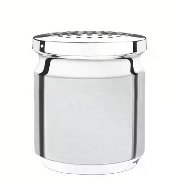 Imagem de Porta Queijo Ralado Tramontina Utility Em Aço Inox Com Tampa De Plásti