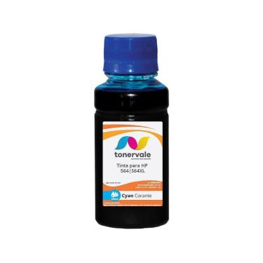 Imagem de Tinta Tankfull Para Cartucho HP 122 CB318WL 564 Cyan Corante - Impress